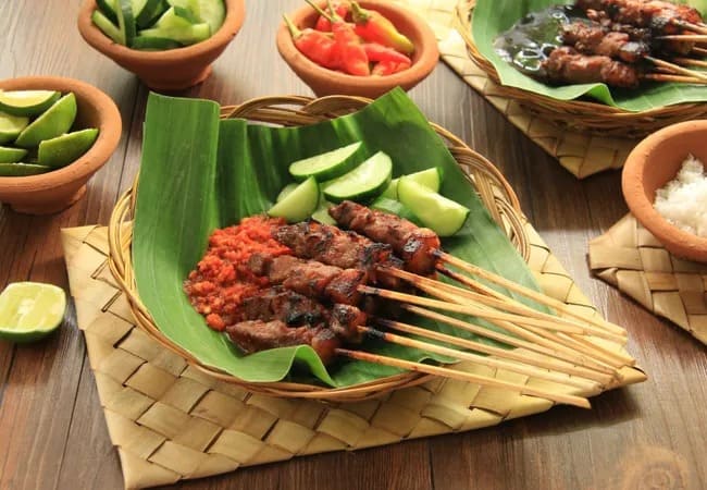 Sate-plecing-khas-bali-utara