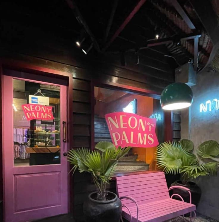 Neon palms